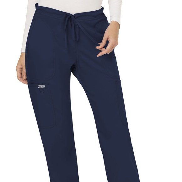Cherokee Pants - CHEROKEE WORKWEAR MID RISE FLARE DRAWSTRING SCRUB PANT SIZE PETITE SMALL